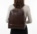 کوله چرم طبيعی داريا قهوه ای