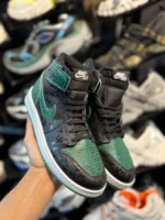 کتونی مردانه جردن ساقدار کاستوم مشکی سبز - Image 3