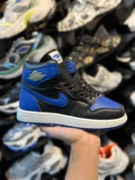 کتونی مردانه جردن ساقدار مشکی آبی - Image 3