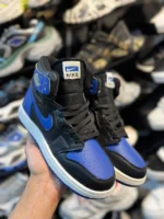 کتونی مردانه جردن ساقدار مشکی آبی - Image 2