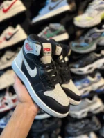 کتونی جردن ساقدار کاستوم سفيدمشکی - Image 2