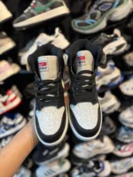 کتونی جردن ساقدار کاستوم سفيدمشکی - Image 3