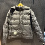 کاپشن مردانه پفکی طرح دار - Image 2