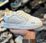 کتونی زنانه ترويس نورث فيس سفيد صورتی - Image 2