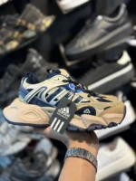 کتونی ديلاکس زنانه کرم سرمه ای - Image 2