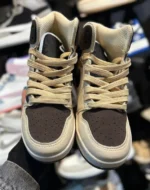 کتونی ترويس ساقدار کرم قهوه ای - Image 5