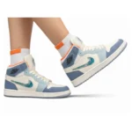 کتونی دراگون ساقدار آبی نارنجی