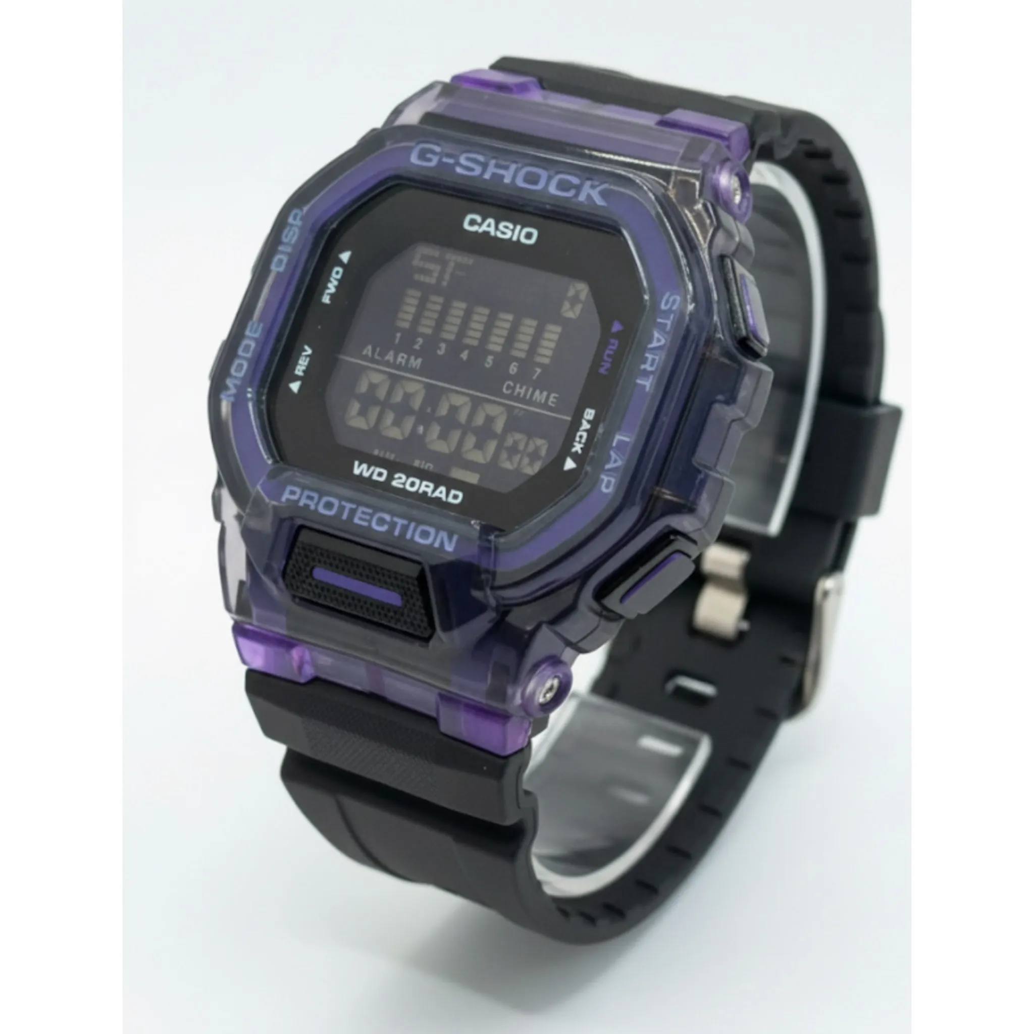 photo-output-2025-11-10T005936.025 (1) ساعت جی شاک200 مشکی بنفش - Image 1