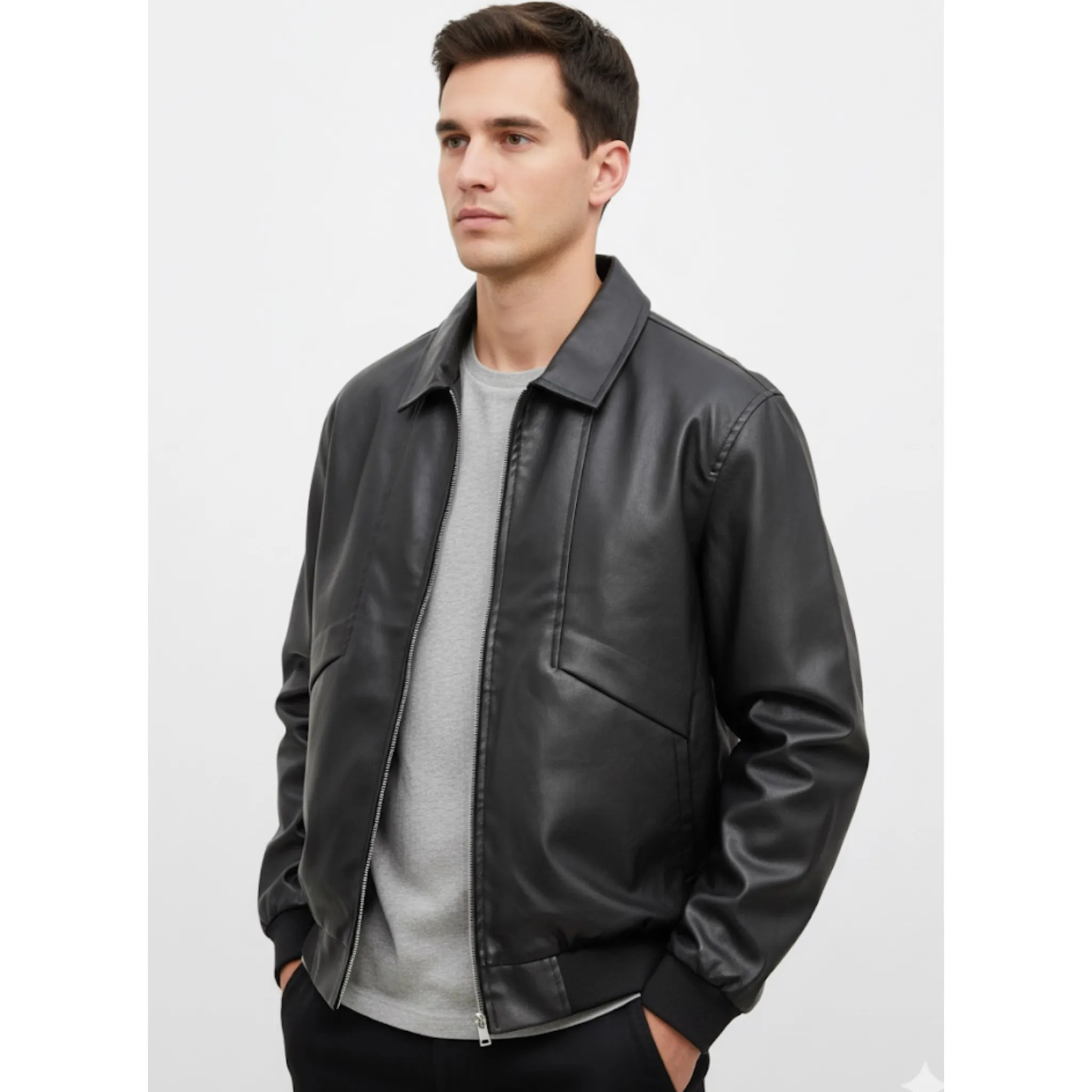 photo-output-2025-11-11T000255.246 (1) کاپشن چرم طرح زارا - Image 1