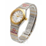 ساعت امگا زنانه نقره ای طلايی