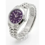 ساعت رولکس ديت جاست صفحه بنفش