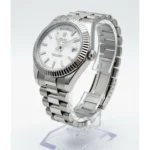 ساعت رولکس ديت جاست صفحه سفيدخطی