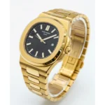 ساعت مردانه پتک فيليپ طلايی صفحه مشکی