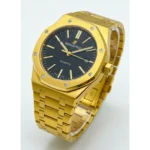 ساعتAP طلايی صفحه مشکی مردانه