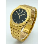 ساعتAP طلايی صفحه مشکی زنانه