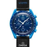 ساعت مچی امگا سواچ مدل ماموریت به نپتون سرمه ای