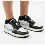 کتونی زنانه ترويس ديور مشکی سفيد