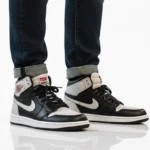 کتونی جردن ساقدار کاستوم سفيدمشکی