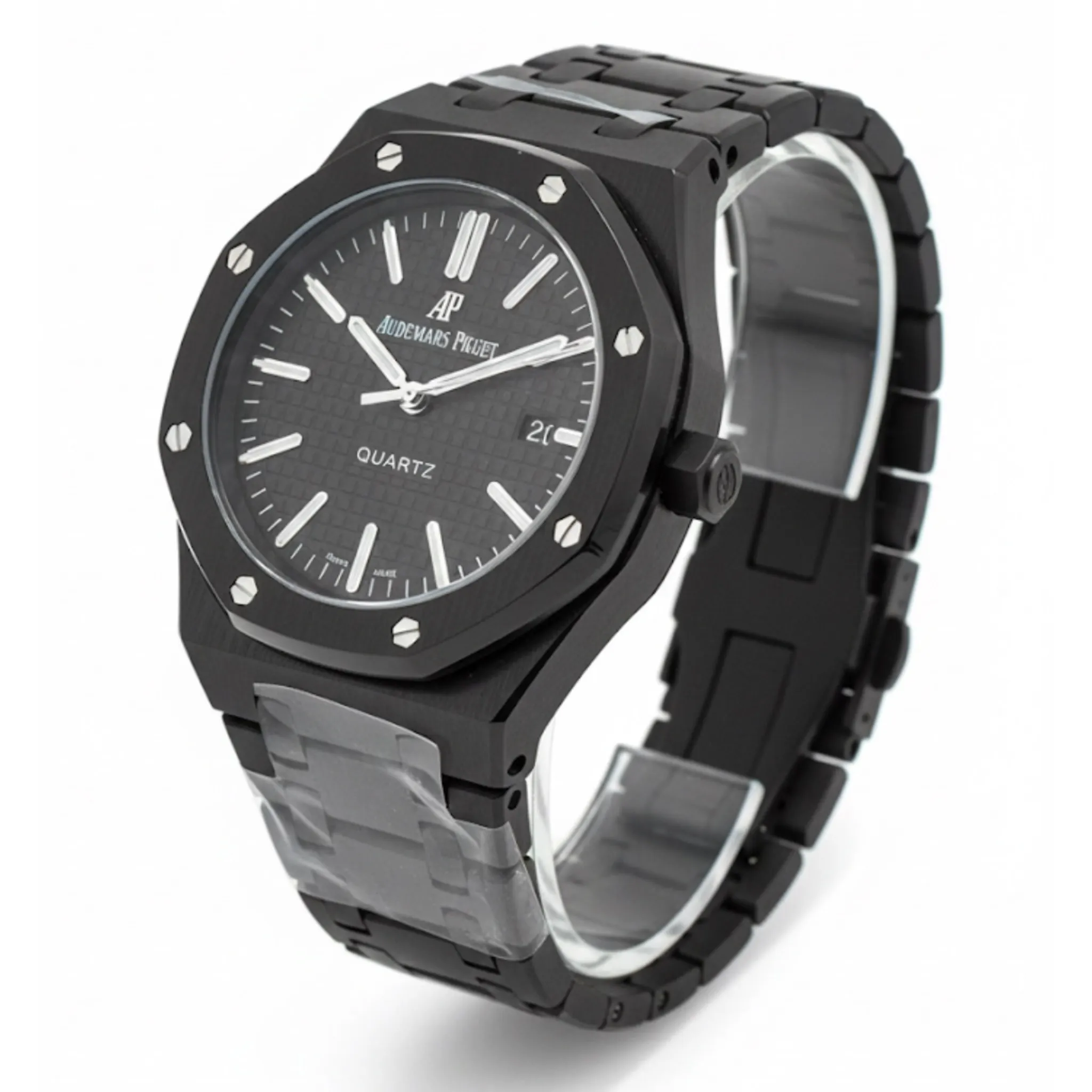 photo-output104 (1) ساعتAP مشکی تمام مردانه - Image 1