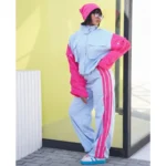 ست دخترانه طرح دار سويشرت شلوار - Image 2