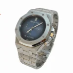 ساعتAP مهندسی نقره ای صفحه سرمه ای مردانه