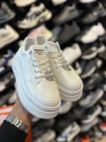 کفش ونس لژدار سفيد جلو نگينی - Image 3