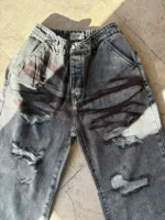 شلوار فول بگ کاستوم زاپ دار - Image 2