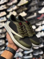 کتونی مردانه ترويس مشکی سبز