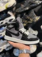 کتونی جردن ساقدار اکليلی نقره ای - Image 4