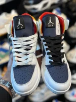 کتونی مردانه ترويس ساقدار سرمه ای سفيد - Image 3