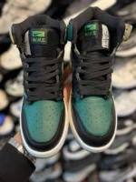 کتونی مردانه ترويس ساقدار مشکی سبز - Image 3