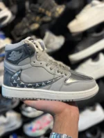 کتونی مردانه ترويس ساقدار نقره ای طوسی - Image 4