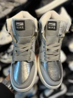 کتونی مردانه ترويس ساقدار نقره ای طوسی - Image 2