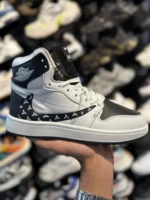 کتونی مردانه ترويس ساقدار سفيد مشکی - Image 2