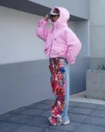 کاپشن دخترانه کراپ ميو - Image 4