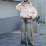 کاپشن دخترانه کراپ ميو