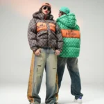 کاپشن زنانه طرح دار هرمس