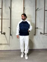 هودي باکسی دو رنگ - Image 6