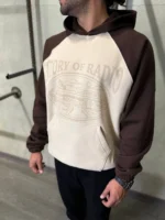 هودي باکسی دو رنگ - Image 3