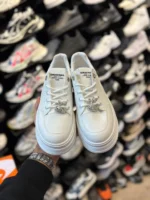 کفش ونس لژدار سفيد جلو نگينی - Image 4