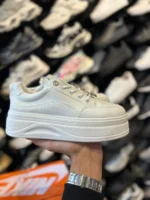 کفش ونس لژدار سفيد جلو نگينی - Image 2