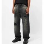 شلوار بالنی زاپ دار ذغالی