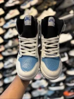 کتونی ترويس ساقدار مردانه سفيدآبی - Image 2