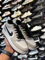 کتونی جردن وان مردانه طوسی سفيد