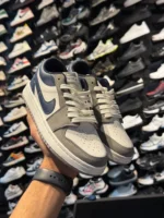 کتونی جردن وان زنانه طوسی سرمه ای