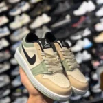 کتونی جردن وان زنانه کرم سبز