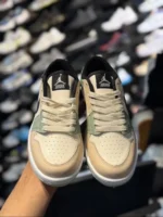 کتونی جردن وان زنانه کرم سبز - Image 3