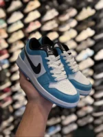 کتونی جردن وان زنانه سفيدآبی