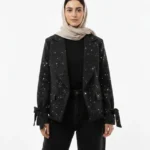 کت زنانه نگين دار مدل صحرا