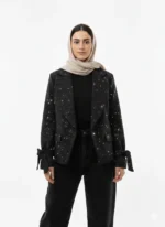 کت زنانه نگين دار مدل صحرا